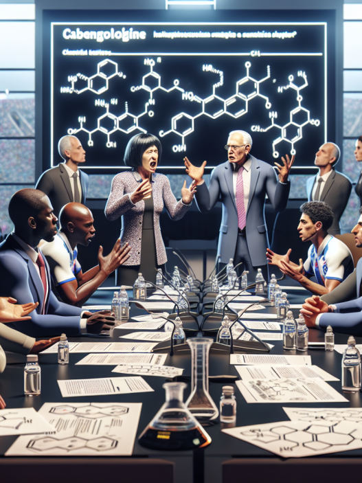 The debate on the use of cabergoline as a prohibited substance in sports