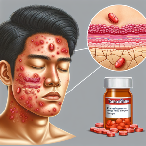 Acne and skin issues caused by tamoxifene