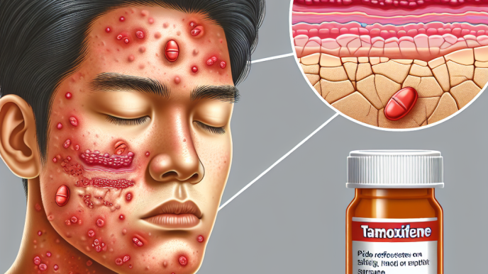 Acne and skin issues caused by tamoxifene