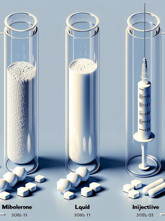Mibolerone vs oral vs injectable versions