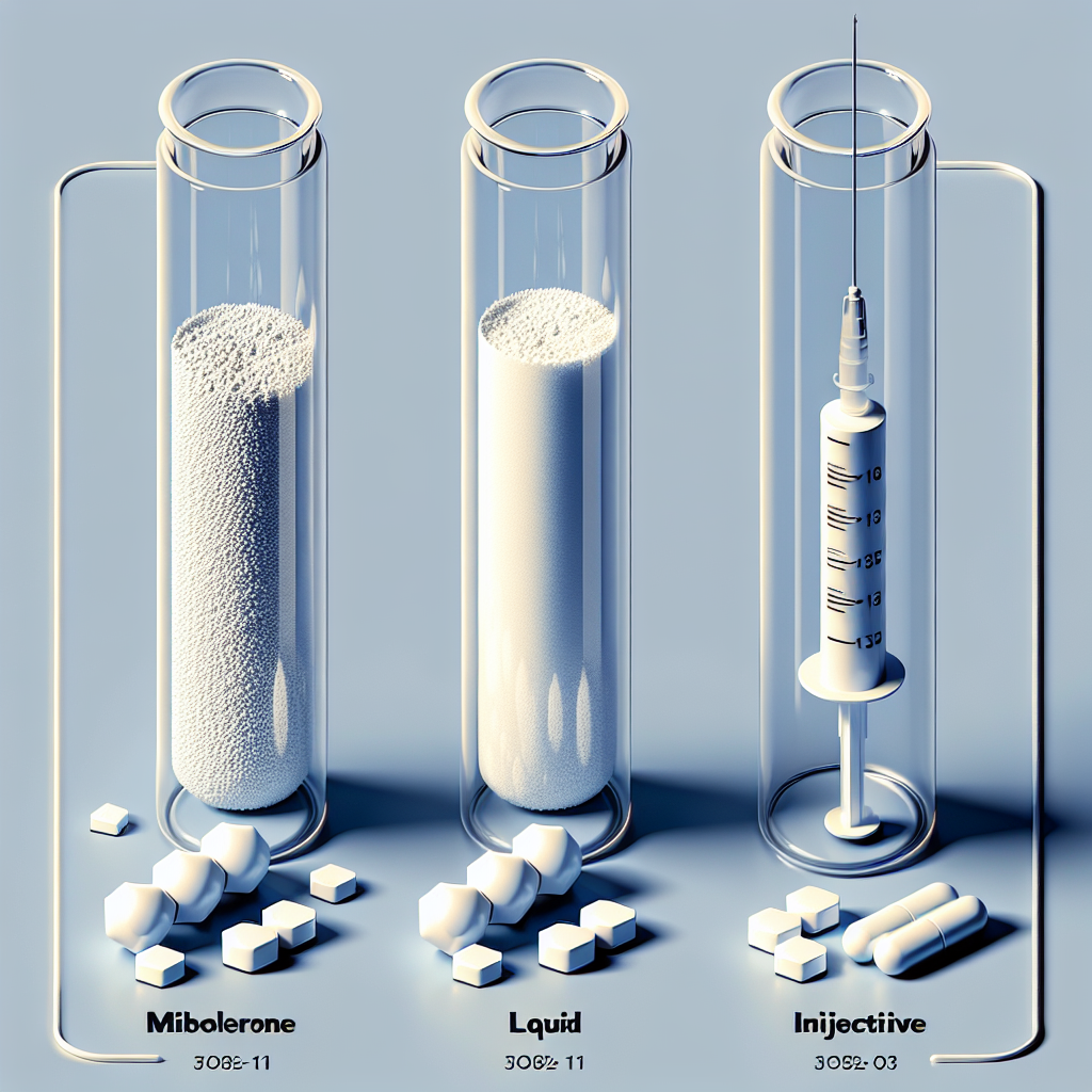 Mibolerone vs oral vs injectable versions