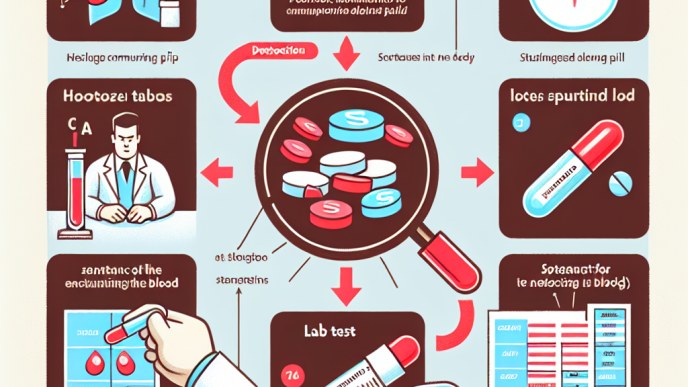 Detection methods for stanozololo compresse in blood