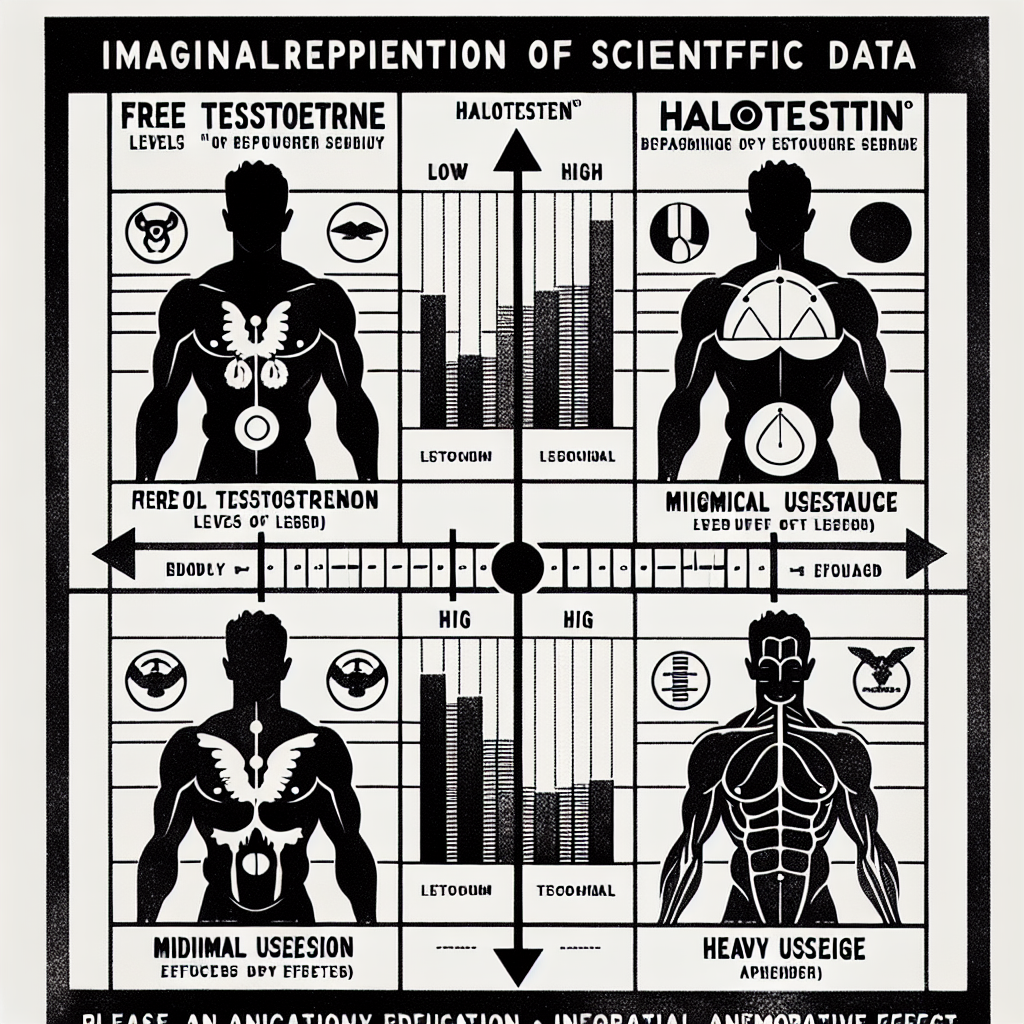 Free testosterone levels and halotestin