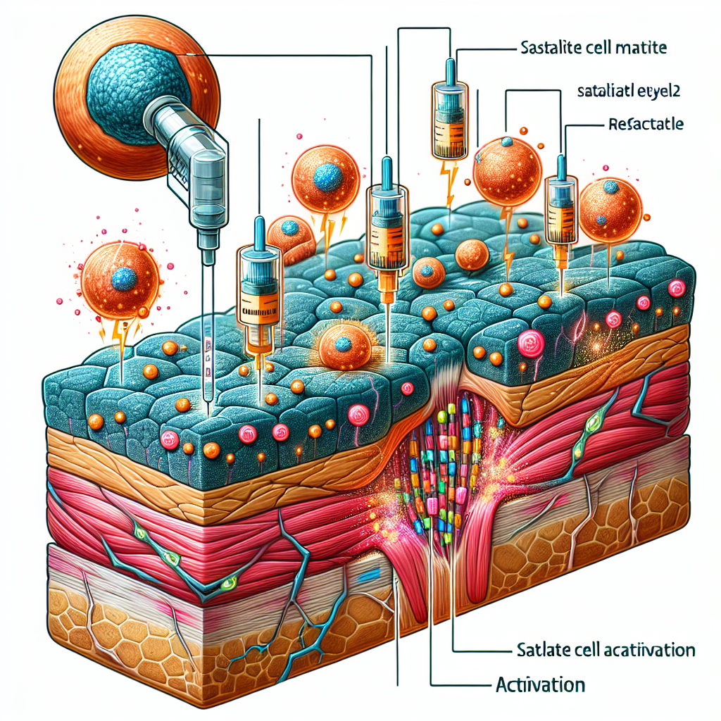 Satellite cell activation by methandienone injection